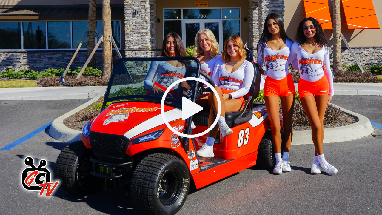 hooters Custom golf cart