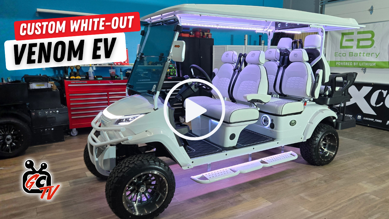custom venom EV golf cart lsv