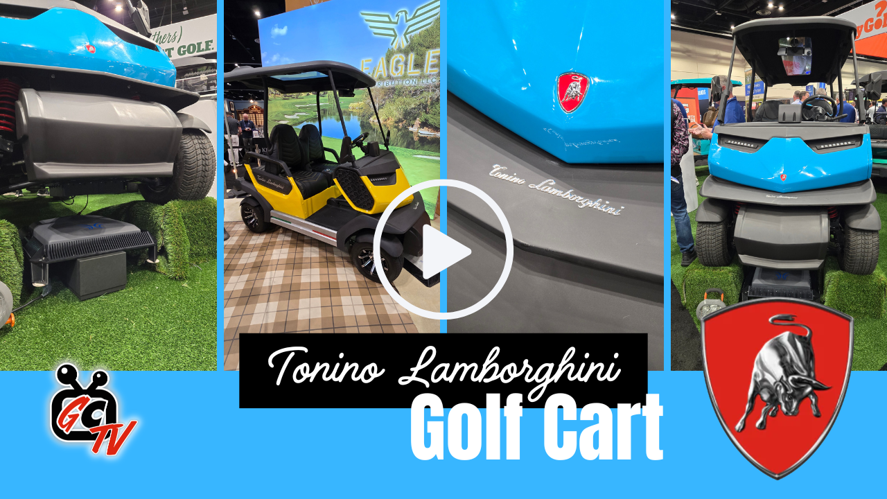 Lamborghini golf cart