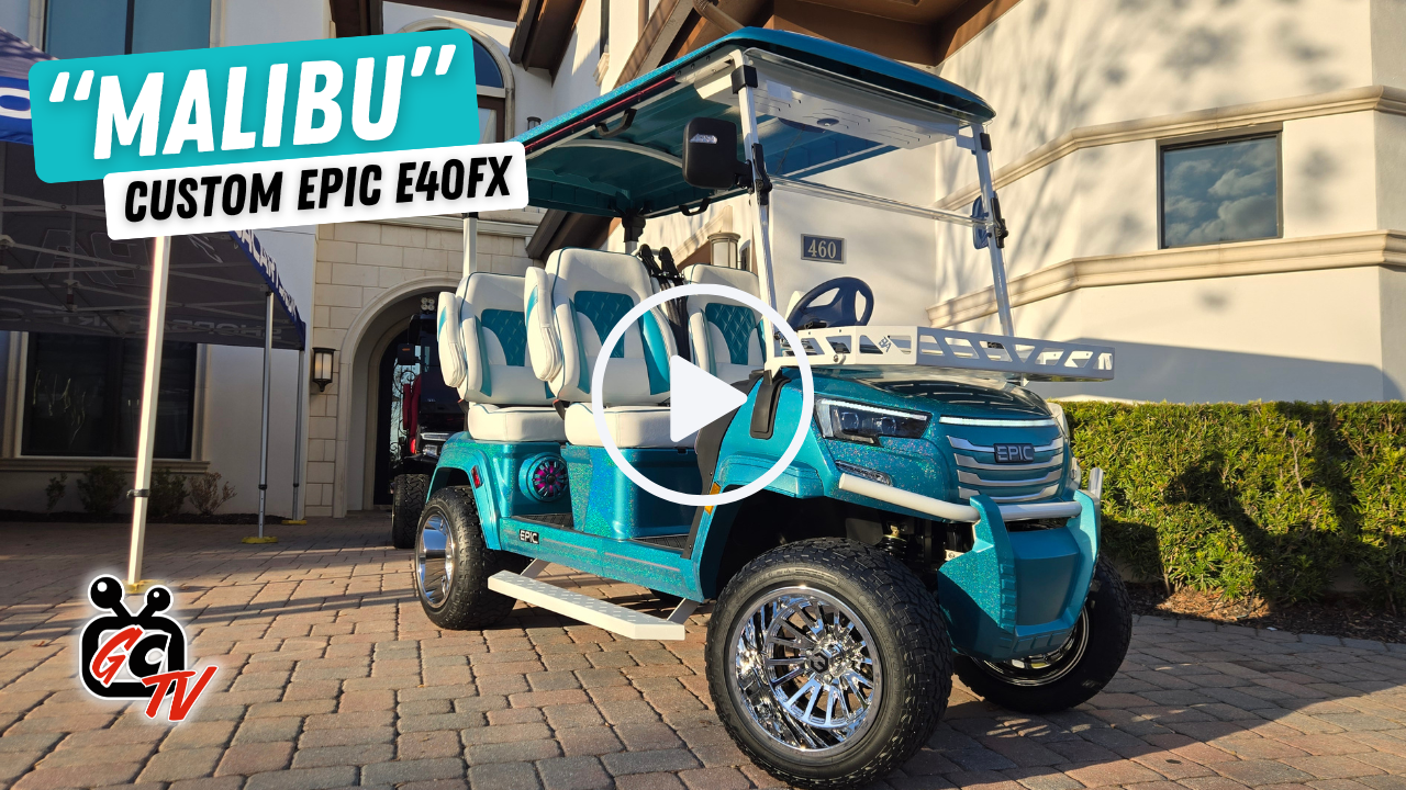 custom E40X epic golf cart