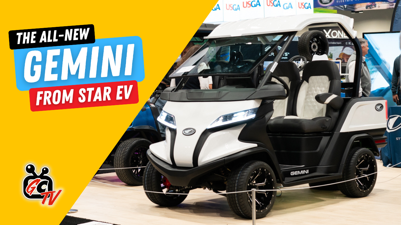 star EV Gemini golf cart