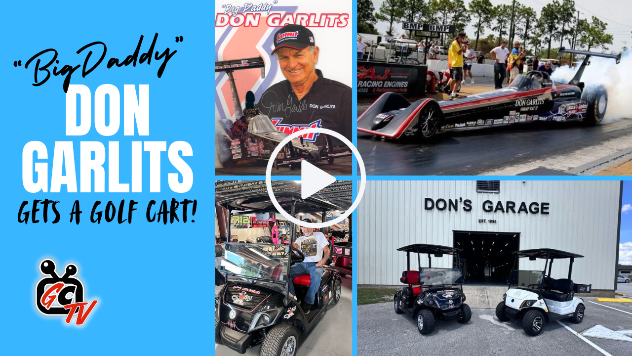 big Daddy Don Garlits golf cart
