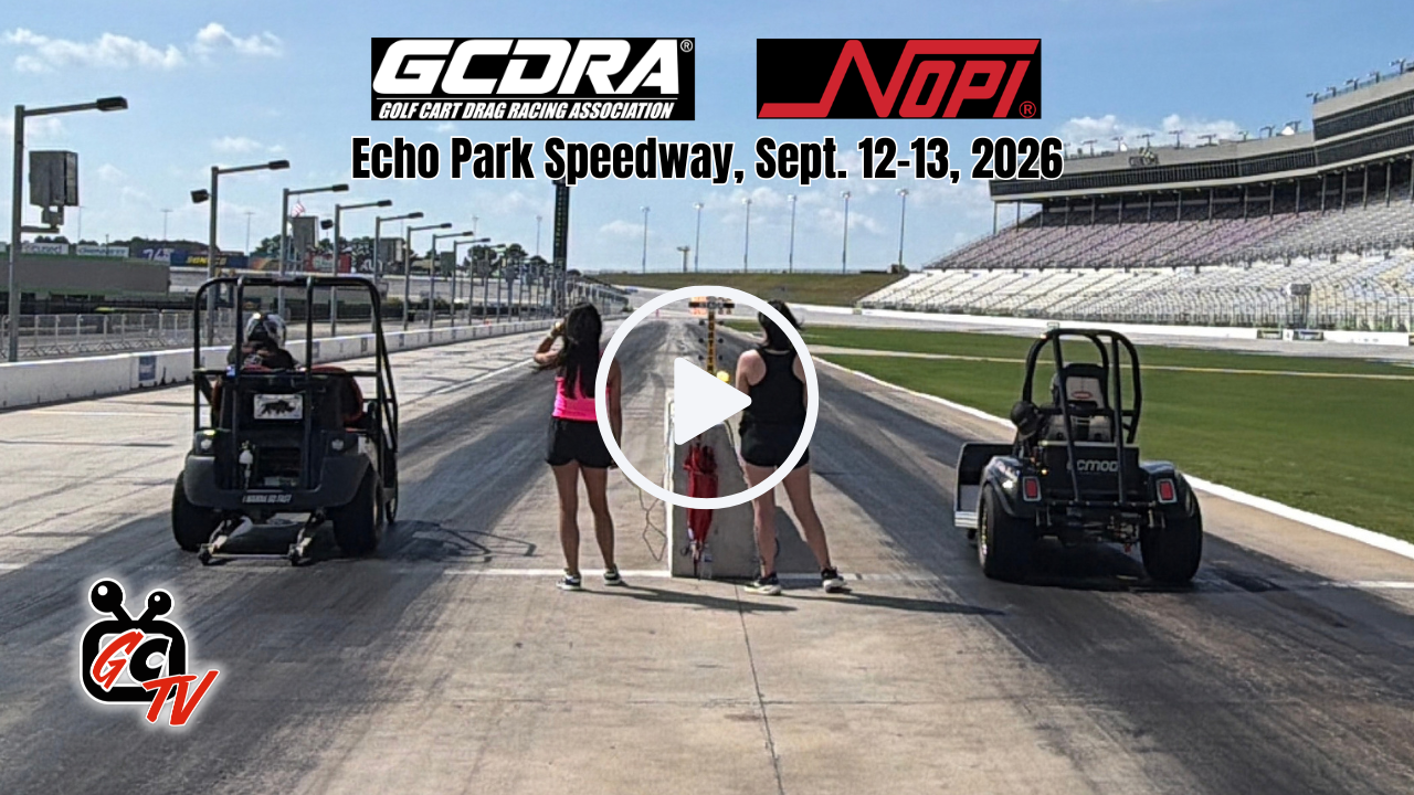 NOPI GCDRA golf cart drag racing